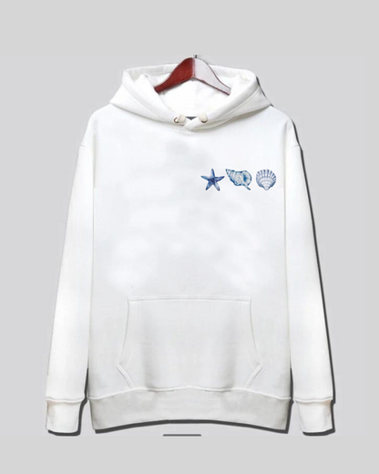 Seashells hoodie - back + front design | Pinky Promise