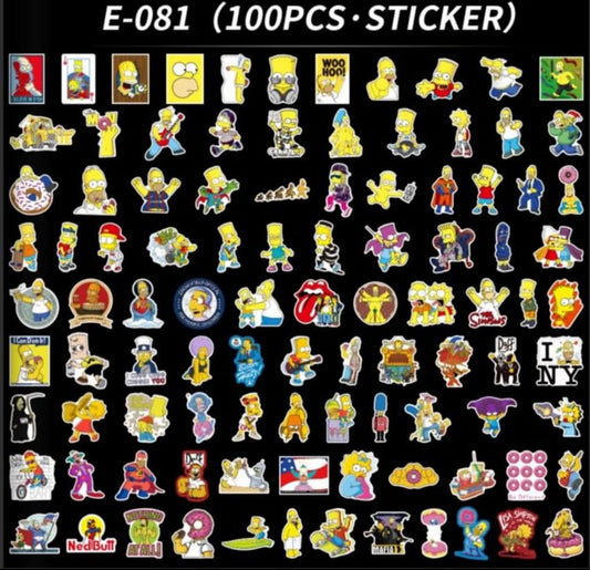 Buy simpsons stickers at Pinky Promise