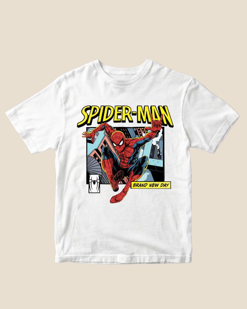 spiderman T-shirt - Brand new day | Pinky Promise