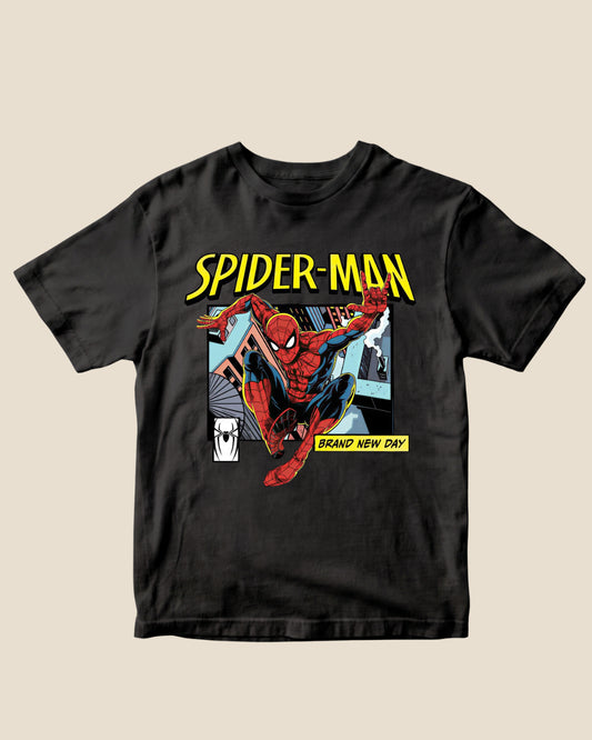 Buy spiderman T-shirt - Brand new day at Pinky Promise