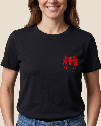 spiderman T-shirt - front and back | Pinky Promise