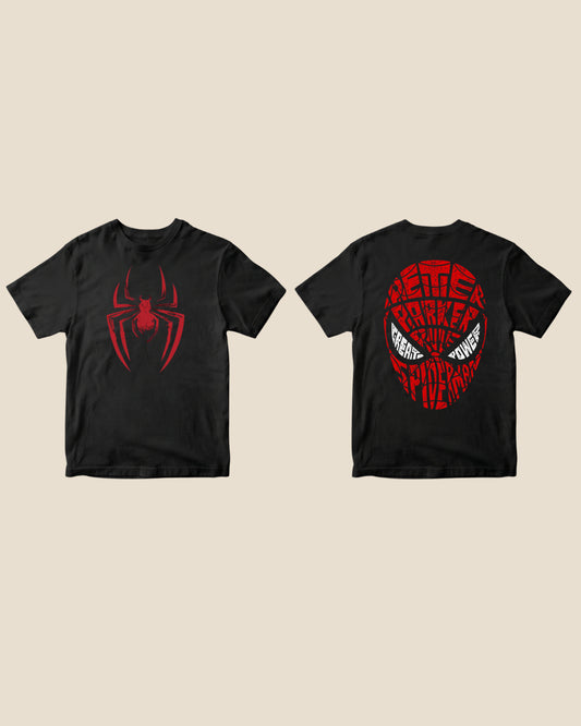Buy spiderman T-shirt - front and back at Pinky Promise