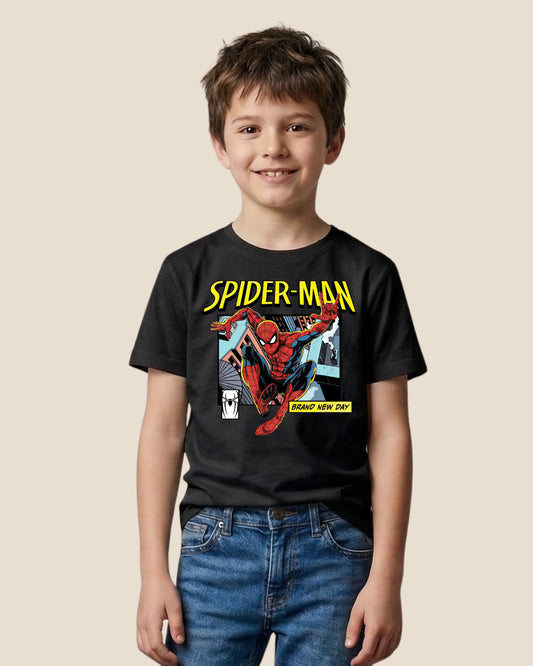 Buy Spiderman t-shirt Kids Sizes - Brand new day at Pinky Promise