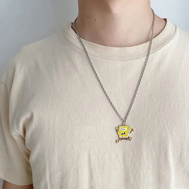 Spongebob necklace - Close Up | Pinky Promise