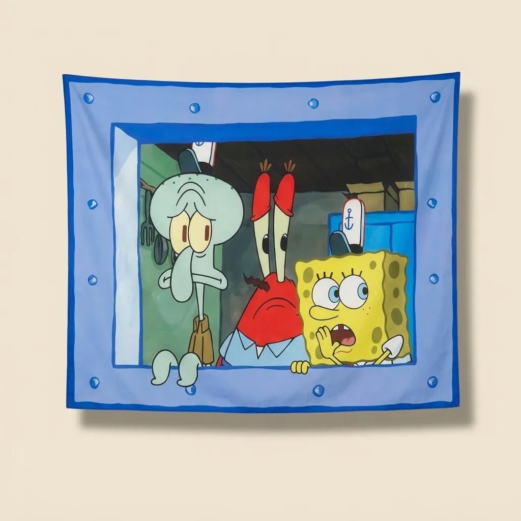 Spongebob room tapestry - Pinky Promise