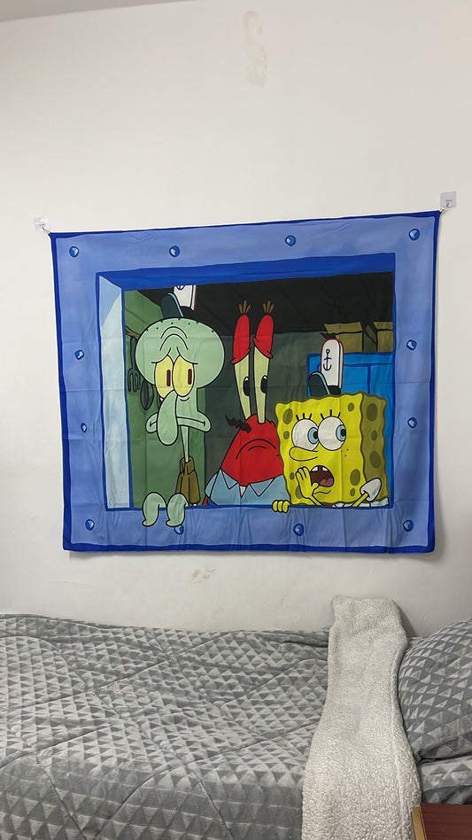 Buy Spongebob room tapestry at Pinky Promise