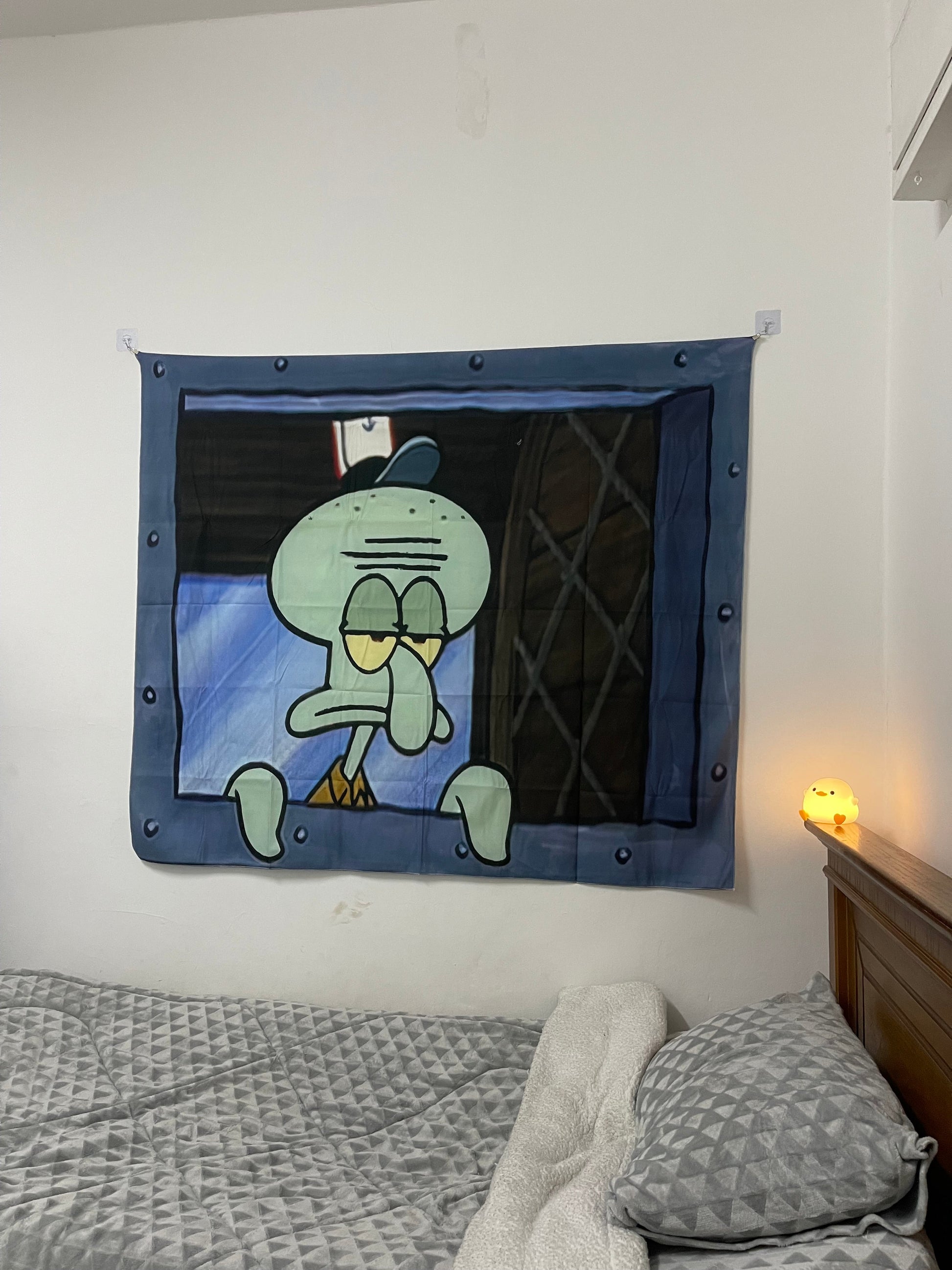 Buy Spongebob squidward room tapestry at Pinky Promise