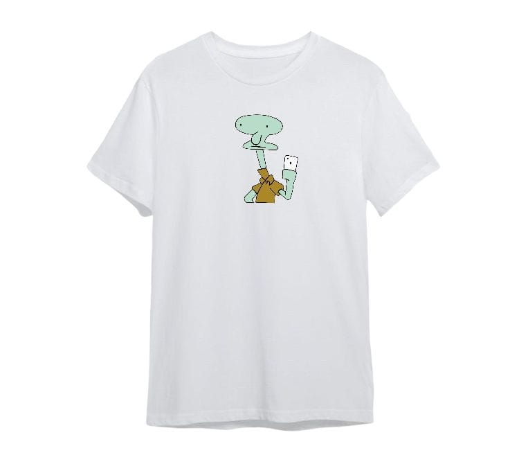 squidward selfie t-shirt | Pinky Promise