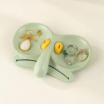 Squidward sunglasses and jewelry holder - Close Up | Pinky Promise