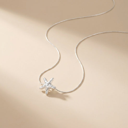 Buy Starfish Pendant Necklace – 925 Sterling Silver at Pinky Promise