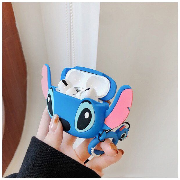 Stitch and Angel airpods cases - Close Up | Pinky Promise