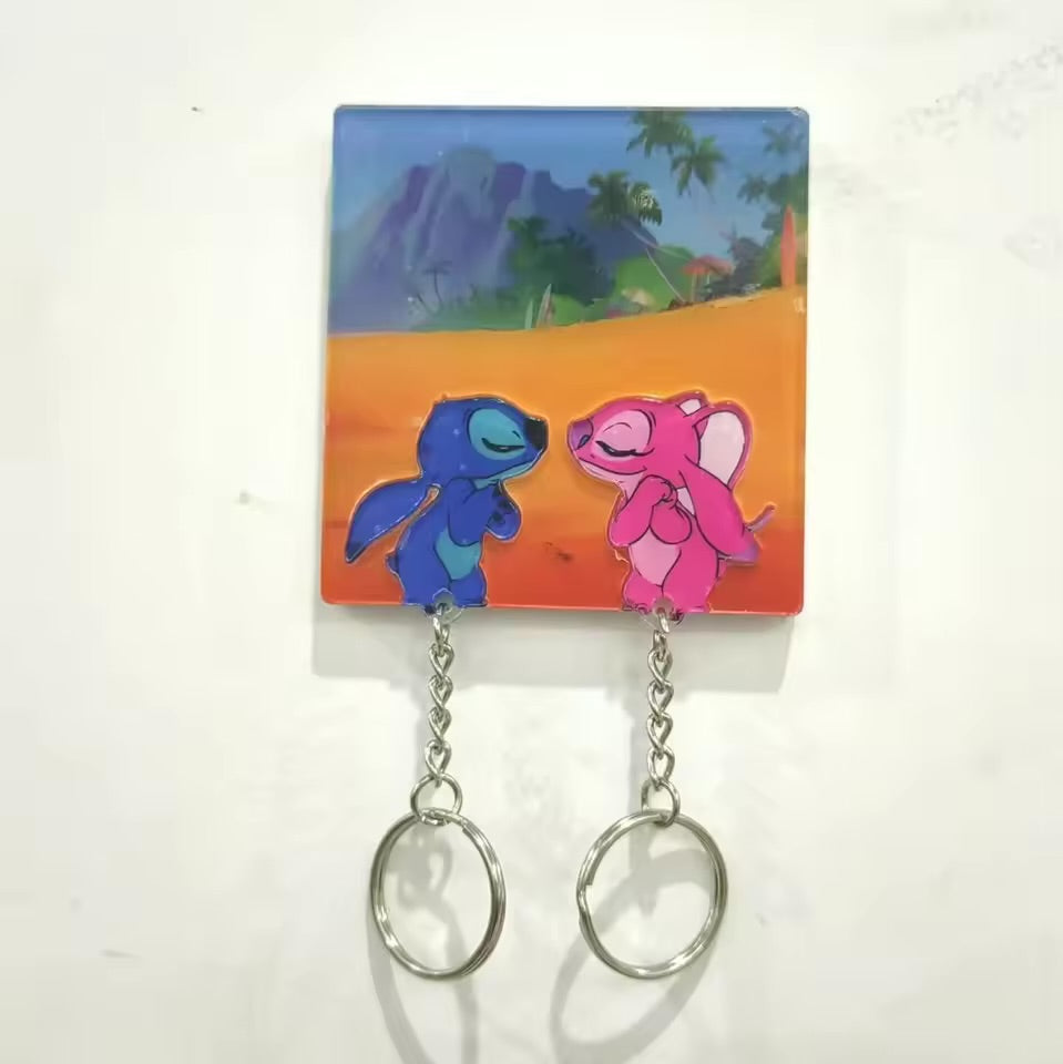 Buy Stitch and angel keychain holder at Pinky Promise