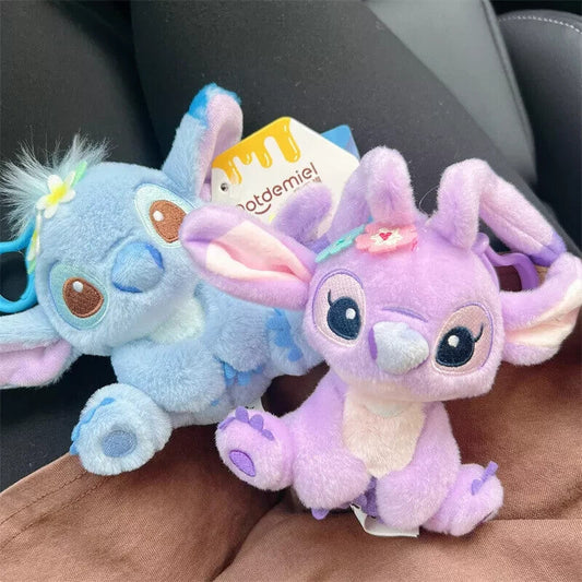 Buy Stitch and angel Plush keychains at Pinky Promise