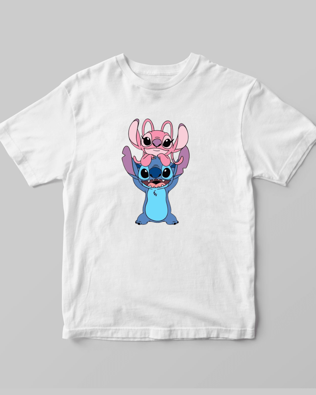 Stitch and Angel T-shirt | Pinky Promise