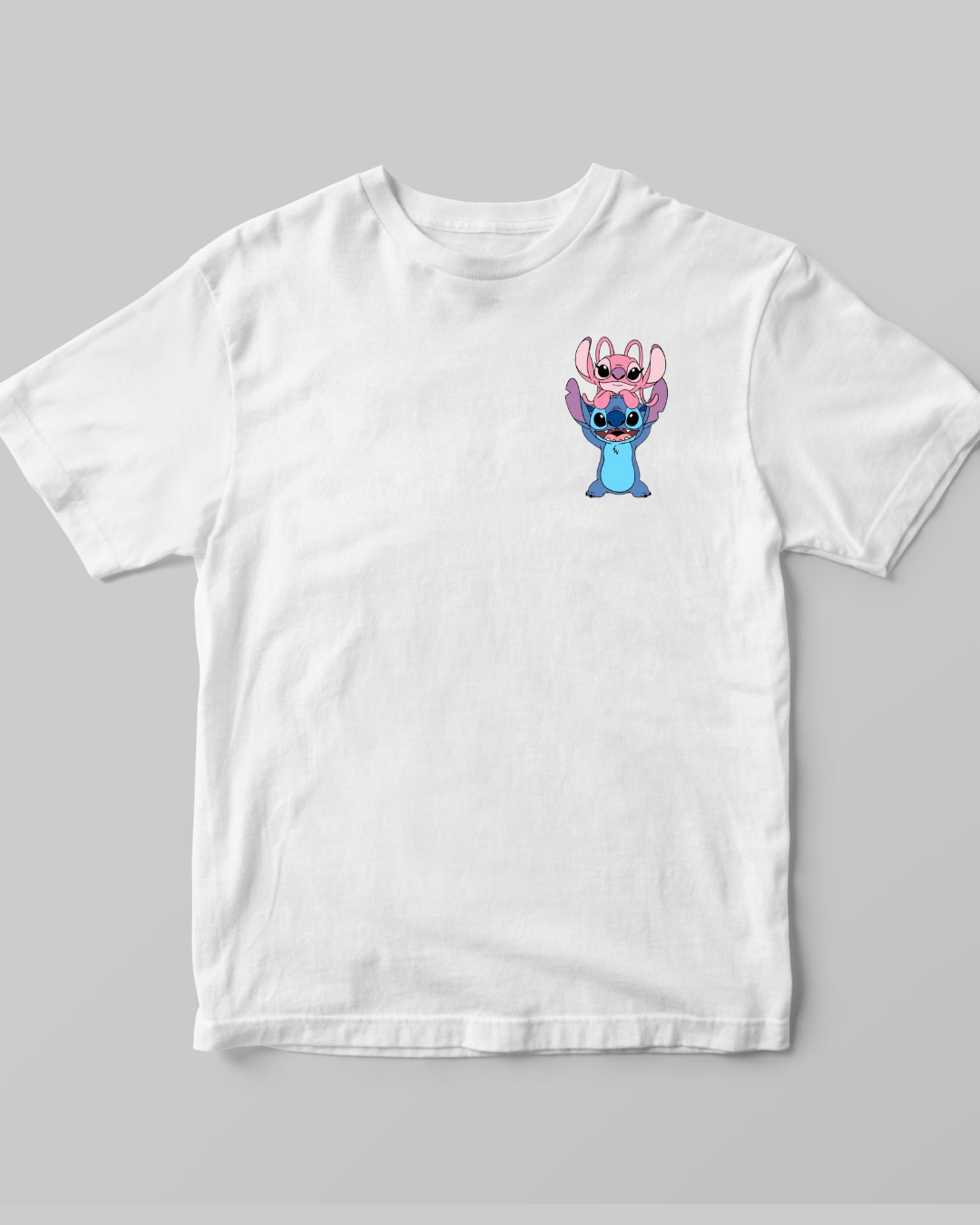 Stitch and Angel T-shirt | Pinky Promise