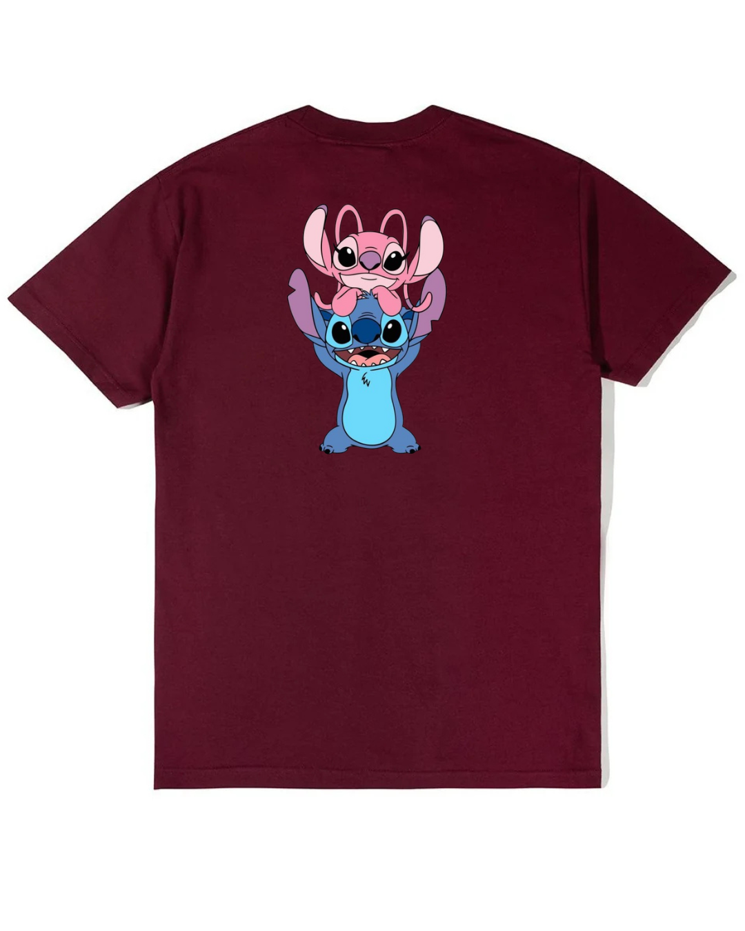 Stitch and Angel T-shirt - Close Up | Pinky Promise