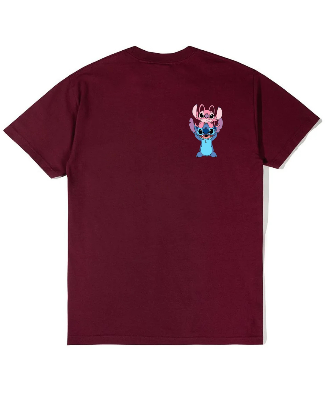 Stitch and Angel T-shirt - Close Up | Pinky Promise