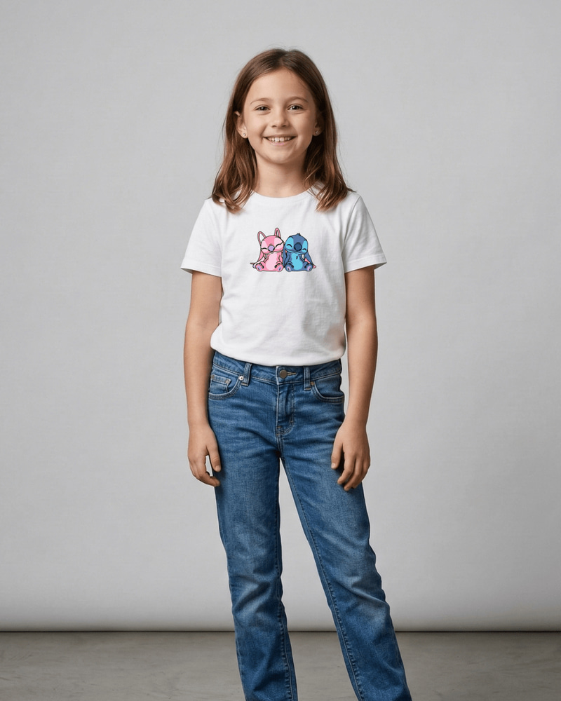 Stitch and Angel tshirt - Kids Sizes - Photo 4 | Pinky Promise