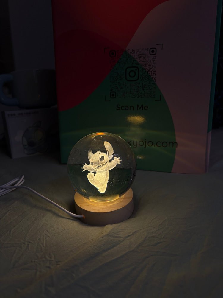 Stitch glowing up crystal ball - Photo 5 | Pinky Promise