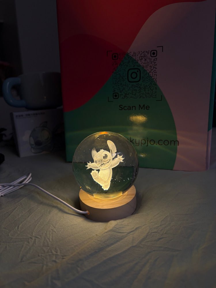 Stitch glowing up crystal ball - Photo 6 | Pinky Promise