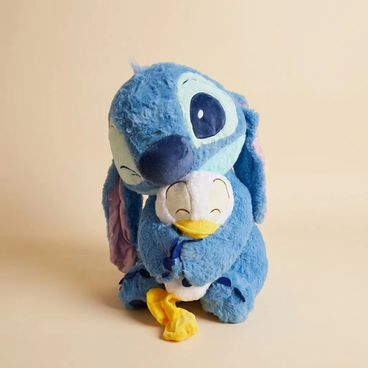 Stitch holding a duck plush toy (55 cm )
