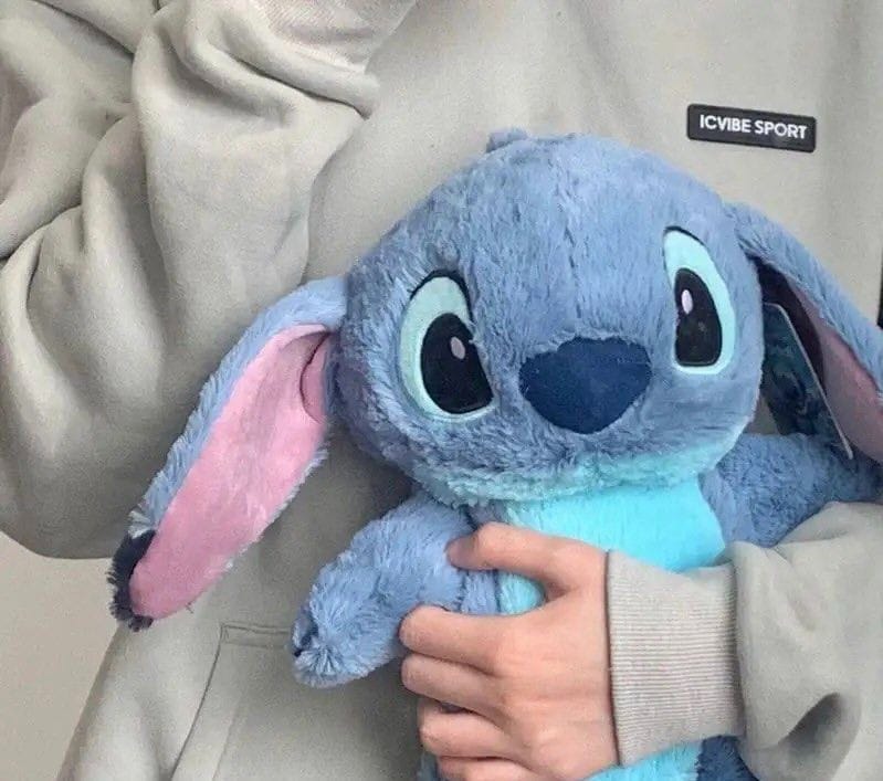 Stitch Hot water bag with plush cover | Pinky Promise