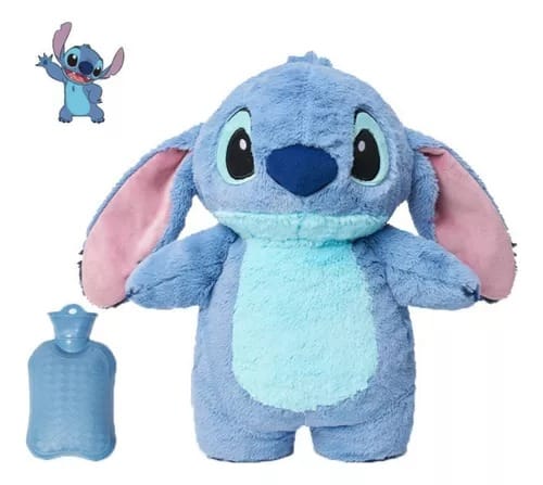 Stitch Hot water bag with plush cover - Close Up | Pinky Promise