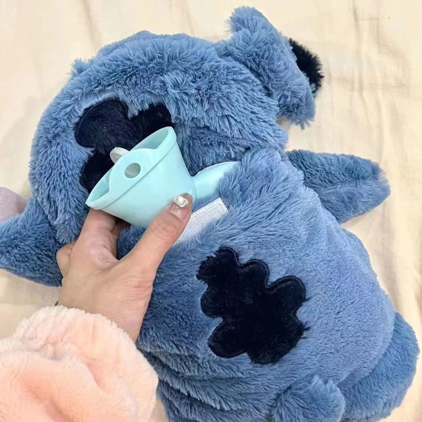 Stitch Hot water bag with plush cover - Photo 7 | Pinky Promise