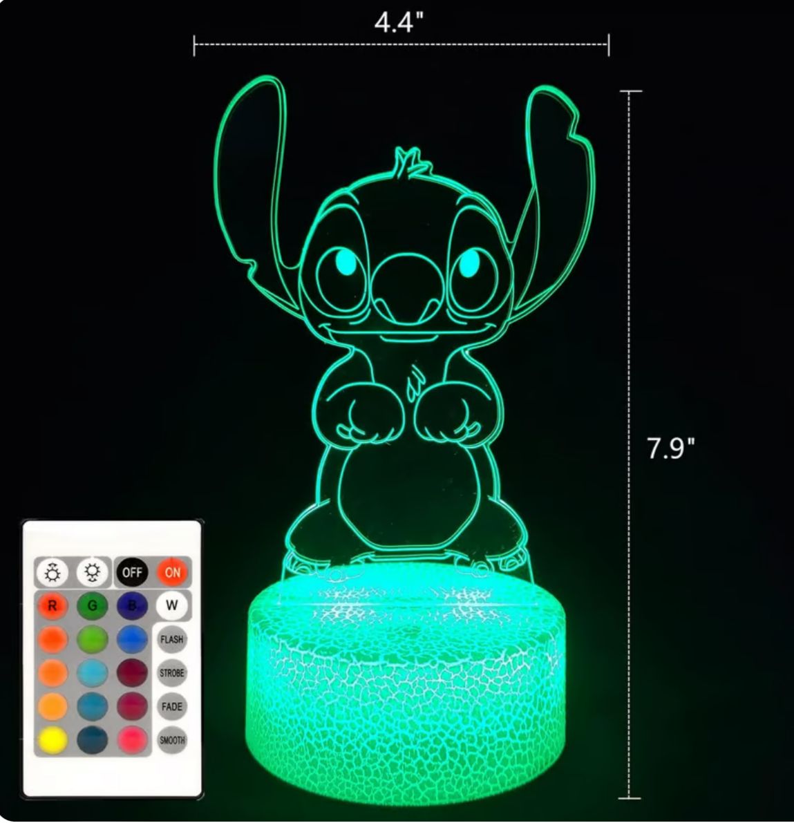 Stitch led 3d light - Photo 5 | Pinky Promise
