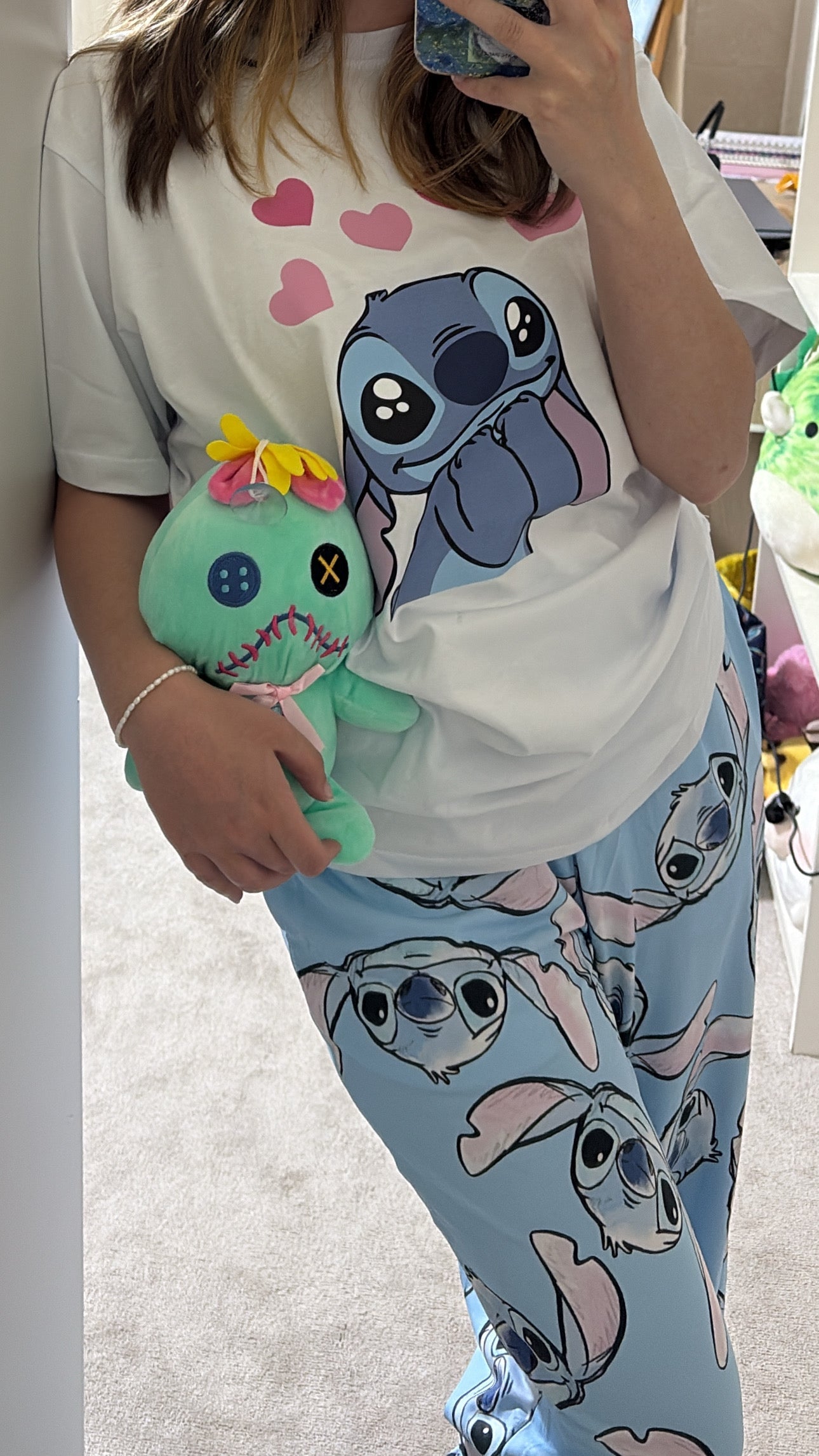 Stitch pajama pants (summer material)(خامة صيفية) - Photo 4 | Pinky Promise