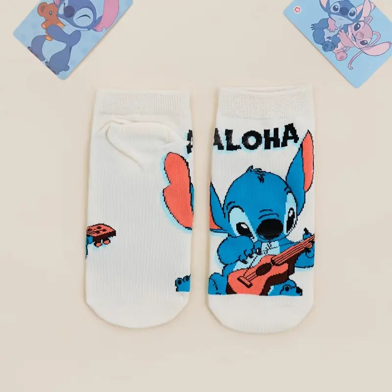 stitch short socks - Close Up | Pinky Promise