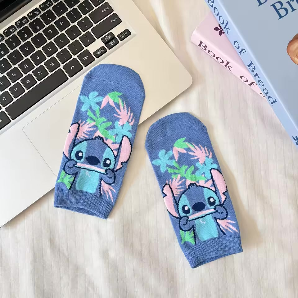 stitch short socks - Close Up | Pinky Promise