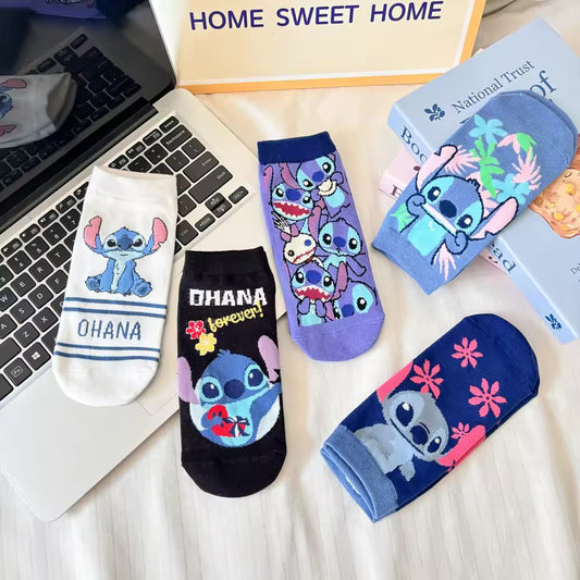 Buy stitch short socks at Pinky Promise