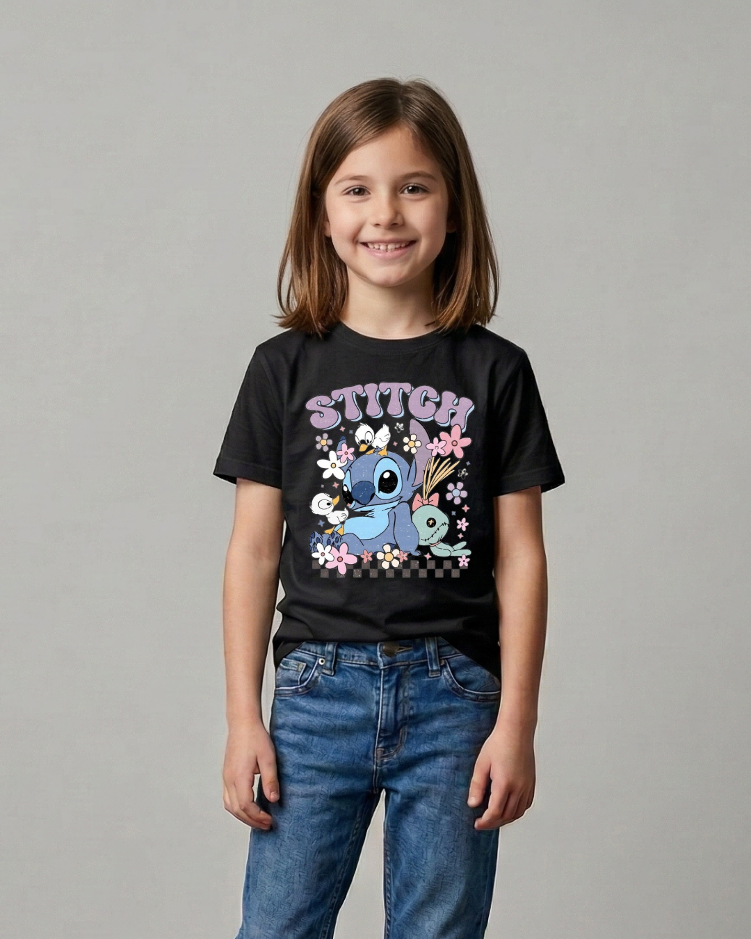 Stitch T-shirt - Kids Sizes - Close Up | Pinky Promise