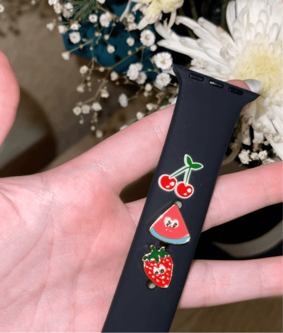 Strawberry watch band charm | Pinky Promise