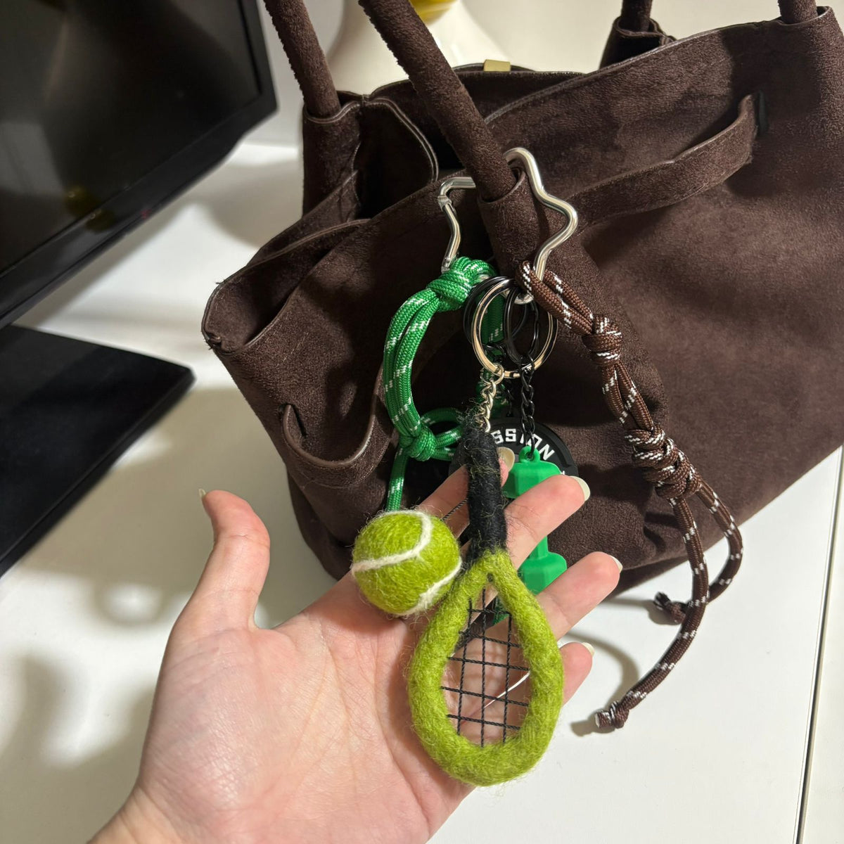 Tennis and Gym Theme Keychain Set | Pinky Promise