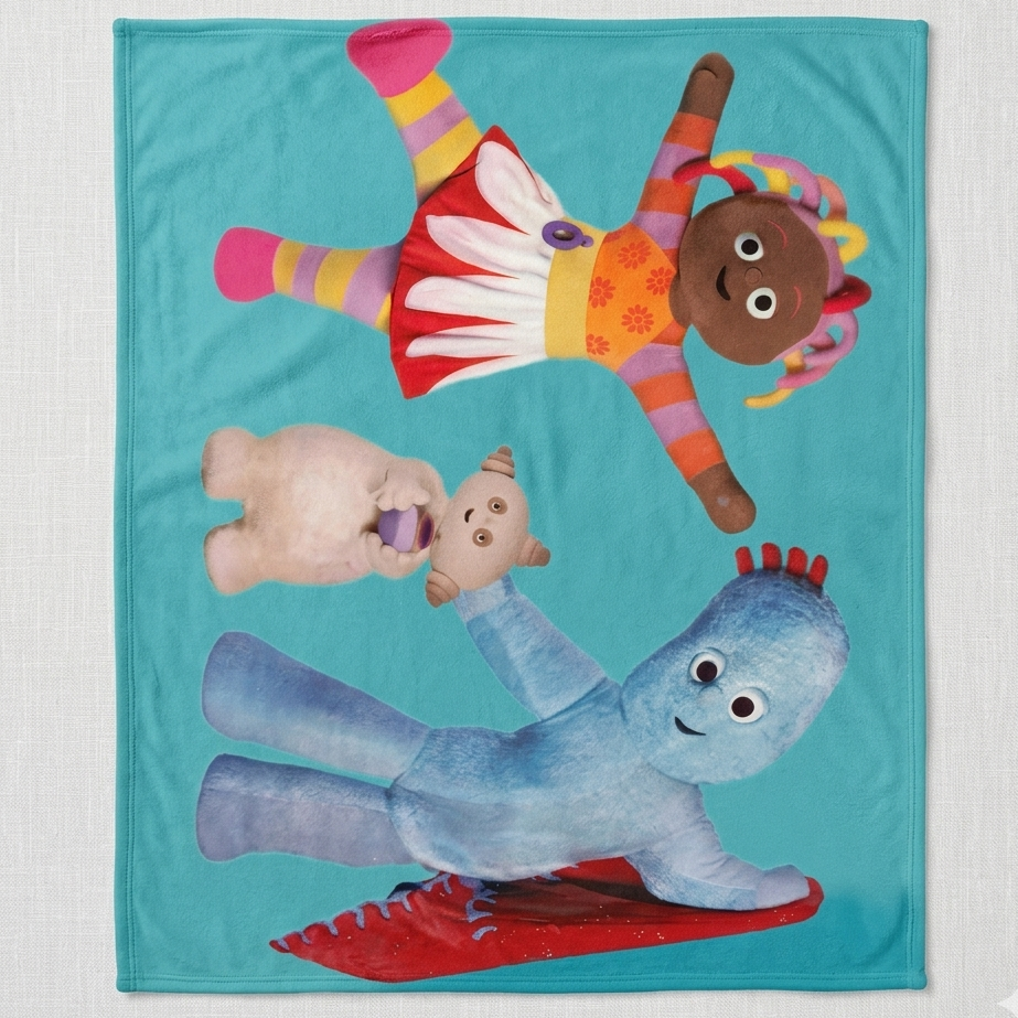 The night garden Big blanket- 200cm * 145 cm - بطانية حديقة المرح - Photo 4 | Pinky Promise