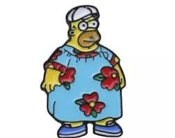 Buy the simpsons muumuu homer pin at Pinky Promise