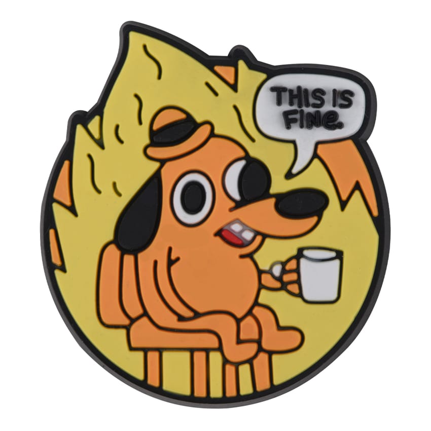 Buy This is fine charm at Pinky Promise