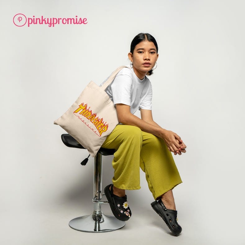 Buy thrasher tote bag at Pinky Promise