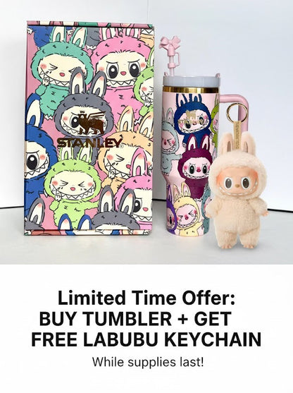 Labubu Tumbler + FREE LABUBU KEYCHAIN