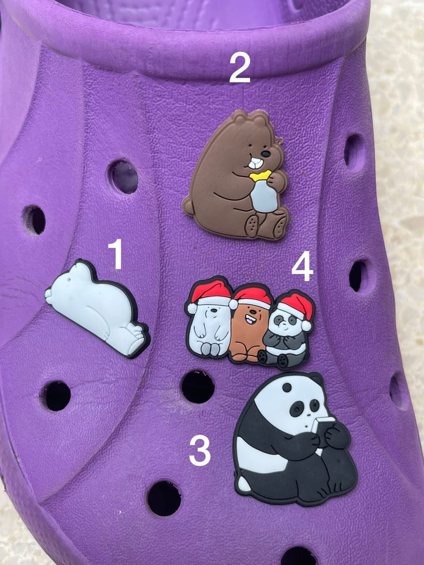Buy we bare bears charms at Pinky Promise