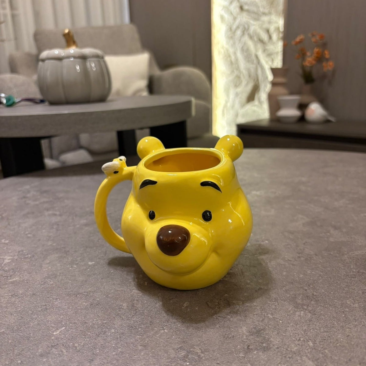 Winnie the Pooh 3D Face Mug with Bee Handle - Pinky Promise