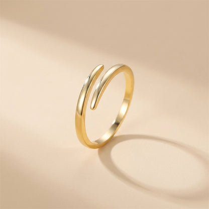 Buy Wraparound Spiral Ring – 925 Sterling Silver, Gold Plated at Pinky Promise