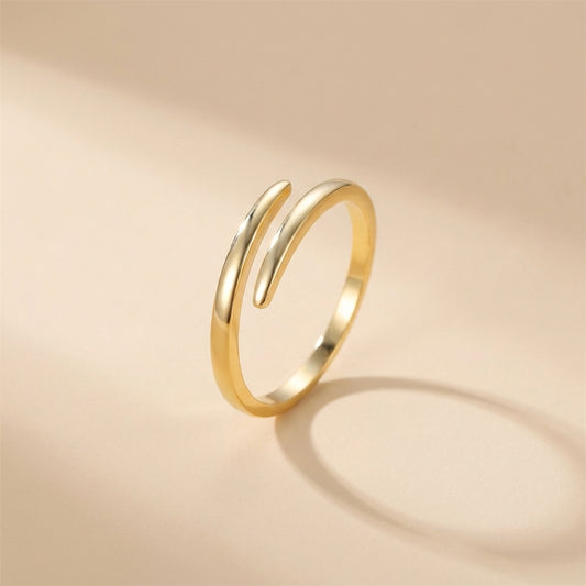 Buy Wraparound Spiral Ring – 925 Sterling Silver, Gold Plated at Pinky Promise