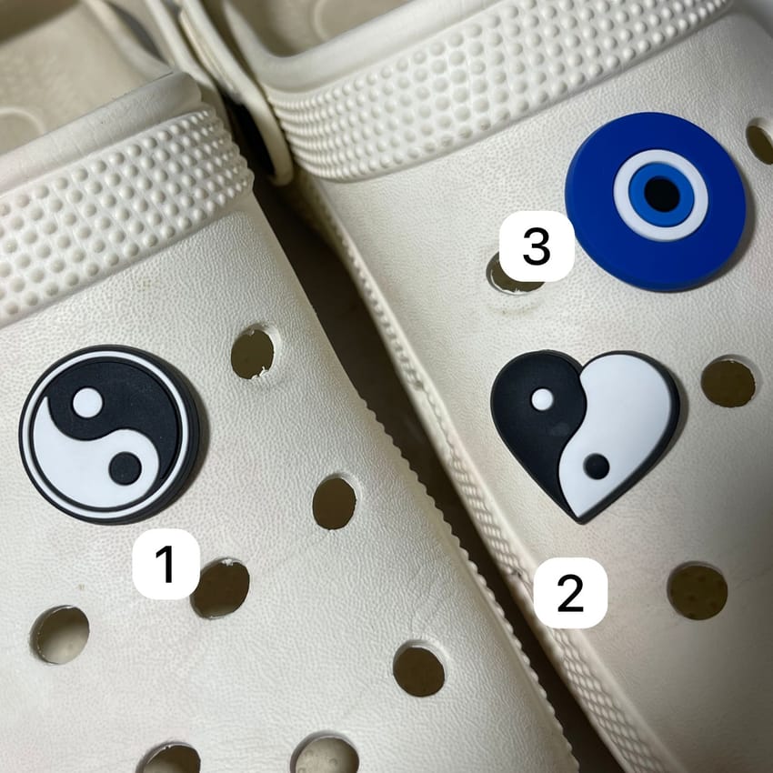 Buy ying yang and evil eye charm at Pinky Promise