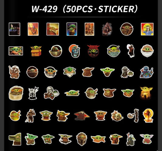 Buy yoda stickers at Pinky Promise